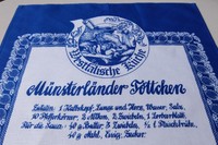  Geschirrtuch Halbleinen Westfälische Küche Rezept Münsterländer Töttchen