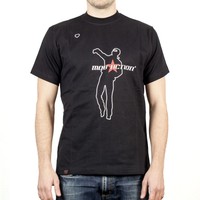 T- Shirt Mob Action Throwing schwarz Größe S -XXL / Antifa / FCK AfD / FCK Nazis