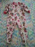 Gerber Girl Pink Monkey Pattern Blanket Sleeper Size 18 Months 