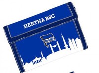 Hertha BSC Geldbörse "Skyline", Nylon Fanartikel Portemonnaie Geldbeutel