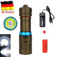 100M 5000LM wasserdichteXML L2 LED 100M Diving Tauchen Handlampe Lampe 26650
