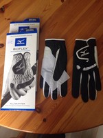 Golf  2 X Mizuno BIOFLEX  Herren Handschuhe Farbe Schwarz  Große Small
