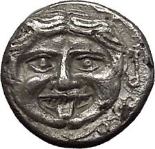 PARION in MYSIA 400BC Gorgoneion Medusa Like Head Bull Silver Greek Coin i55319
