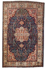 Handmade antique Persian Tabriz rug 6,2' X 9.5' ( 190cm X 292cm) 1920 - 1C409