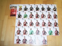 Bayer 04 Leverkusen Autogrammkartensatz 2015/2016 handsigniert