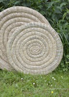 Traditionelle Strohscheibe, rund, 65 cm Durchmesser, Bogenschießen Zielscheibe