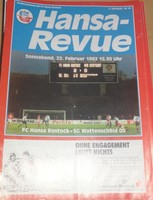 1991/92 1.Bundesliga FC Hansa Rostock - SG Wattenscheid 09