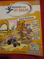 Hooked On 1St Grade Workbook 320 Pages Paperback Year 2006