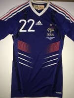 Matchworn Frankreich Nationalmannschaft Trikot Frank Ribéry 