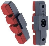 1 Paar Hydraulik Fahrrad Hochleistung Bremsschuhe für Magura HS11/HS22/HS33 Rot