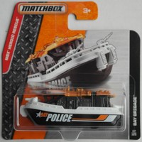 Matchbox - Bay Brigade schwarz/weiß/orange POLICE Neu/OVP