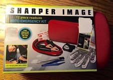 Sharper Image Auto Car Roadside Emergency Kit