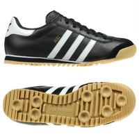 adidas ORIGINALS ROM SIZE 7 8 9 10 11 MENS TRAINERS SHOES RETRO LEATHER BLACK