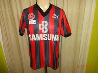 Eintracht Frankfurt Puma Vize- Meister Trikot 1991/92 "SAMSUNG" + Nr.11 Gr.S