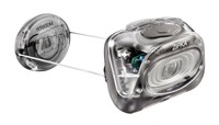 Petzl ZIPKA LED Stirnleuchte Aufrollmechanismus breitem Lichtkegel, schwarz