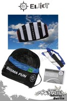 Elliot Softkite Sigma Fun 2.0 R2F mit Controlbar - Schwarz/Weiss Landkite