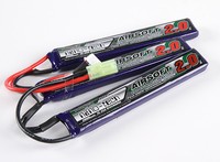Turnigy Nano Tech 3S 11V 2000mAh 15C-25C 3 teilig Softair Airsoft Lipo Akku AEG