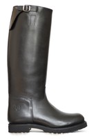 ADVENTURE - Embossy Lederreitstiefel Motorradstiefel Schwarz- Wadenweit M-L-XL