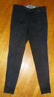  Reithose Vollbesatz, Horka, blau/Glitzereffekt , Gr.40, neu