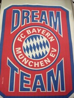 Grosser Rückenaufnäher  " Dream Team " FC Bayern München Fussball Fanartikel