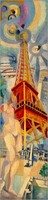 Poster / Leinwandbild Die Frau und der Turm - Robert Delaunay