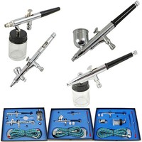 AIRBRUSH PISTOLEN SPRITZPISTOLEN DOUBLE-ACTION KOMPLETT-SETS PISTOLE