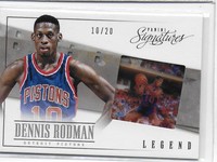 2013-14 Panini Signatures Film Onyx #159 Dennis Rodman /20 Pistons
