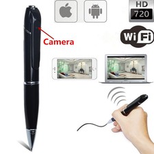 Mini 720P WIFI HD Spy DVR Hidden IP Camera Pen Wireless Digital Video Recorder