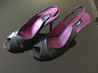 S. Oliver Schuhe Pumps Peeptoe Schwarz 41 Neu!!!