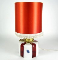 Murano Glas Lampe / Tischlampe Label Ilco Vetri d'Arte 60er 70er Jahre Design