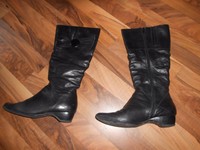 Stiefel schwarz Janet D. Echtleder 36
