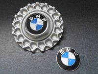 BMW E30 1x original 70mm Emblem für BBS Kreuzspeichen Deckel