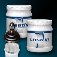 Best Body reines Creatin (25,92 €/kg) Monohydrat  2 x 500g ++ Shaker ++ Kreatin