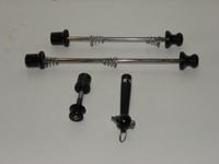 Fahrrad, Schnellspannachse,Sicherheits Schnellspanner - Set , Schwarz  18921