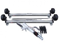 Knott Fahrgestell 2,7t Anhängerachse Auflaufeinrichtung Bremsseil Achse Anhänger