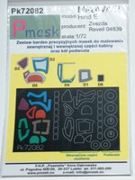 Lackierschablone (Cockpit) für Mil MI-24 V/VP Hind E (Zvezda,Rev) 1/72 von Pmask