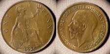 Great Britain :1920 1 P Ch.Au-Unc # 810 Ir1857