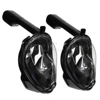 Vollmaske Schnorchelmaske Schnorchelset Taucherbrille Tauchermaske für GoPro SJ