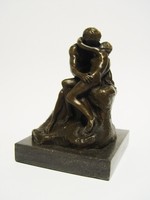  BRONZE FIGUR SKULPTUR LIEBESPAAR PAAR FRAU MANN SKULPTUR