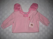 JUICY COUTURE Girls Pink Footed Sleeper Size 12 Months NEW WITH TAGS!