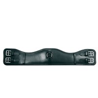 Passier Geschweifter Leder Sattelgurt, kurze Form, Farbe havanna - viele Größen