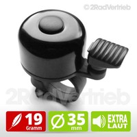 Mini Fahrradglocke Klingel Fahrradklingel Glocke Bimmel Fahrrad MTB Schwarz