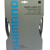 Shimano Bremszugset für VR+HR Bremszüge & Hüllen schwarz Bremsseil, Bremszug