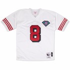 mens san francisco 49ers steve young mitchell \u0026amp; ness scarlet ...  
