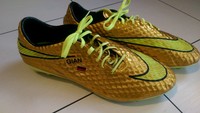 NIKE Hypervenom PHANTOM Gr.47 Gold Neymar