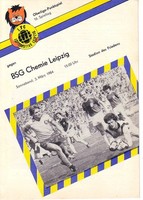Programm vom Spiel 1.FC Lok Leipzig : BSG Chemie Leipzig 1983/84