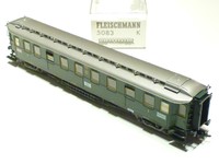 Fleischmann DRG 4achs. 3. Kl. Personenwagen grün 5083 NEU OVP