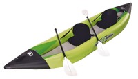 Kajak - Aqua Marina Deluxe Kajak K2 - Kanu - Boot - Schlauchboot 400cm