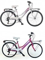 24" ZOLL CITYBIKE MÄDCHEN FRONT GEPÄCKTRÄGER JUGENDRAD KINDERFAHRRAD LILA WEISS