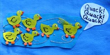*Teach Rhyme* Six Little Ducks That I Once Knew Flannel Felt Board Story Set